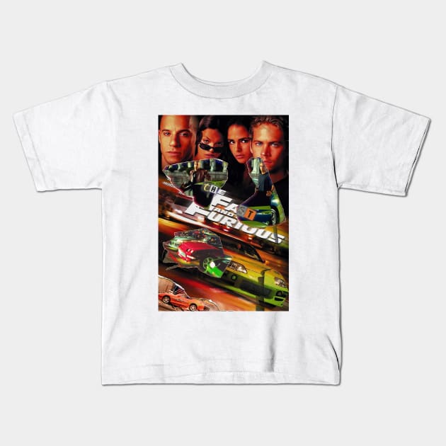 Fast And Furious 1 [EDIT] Kids T-Shirt by gtr